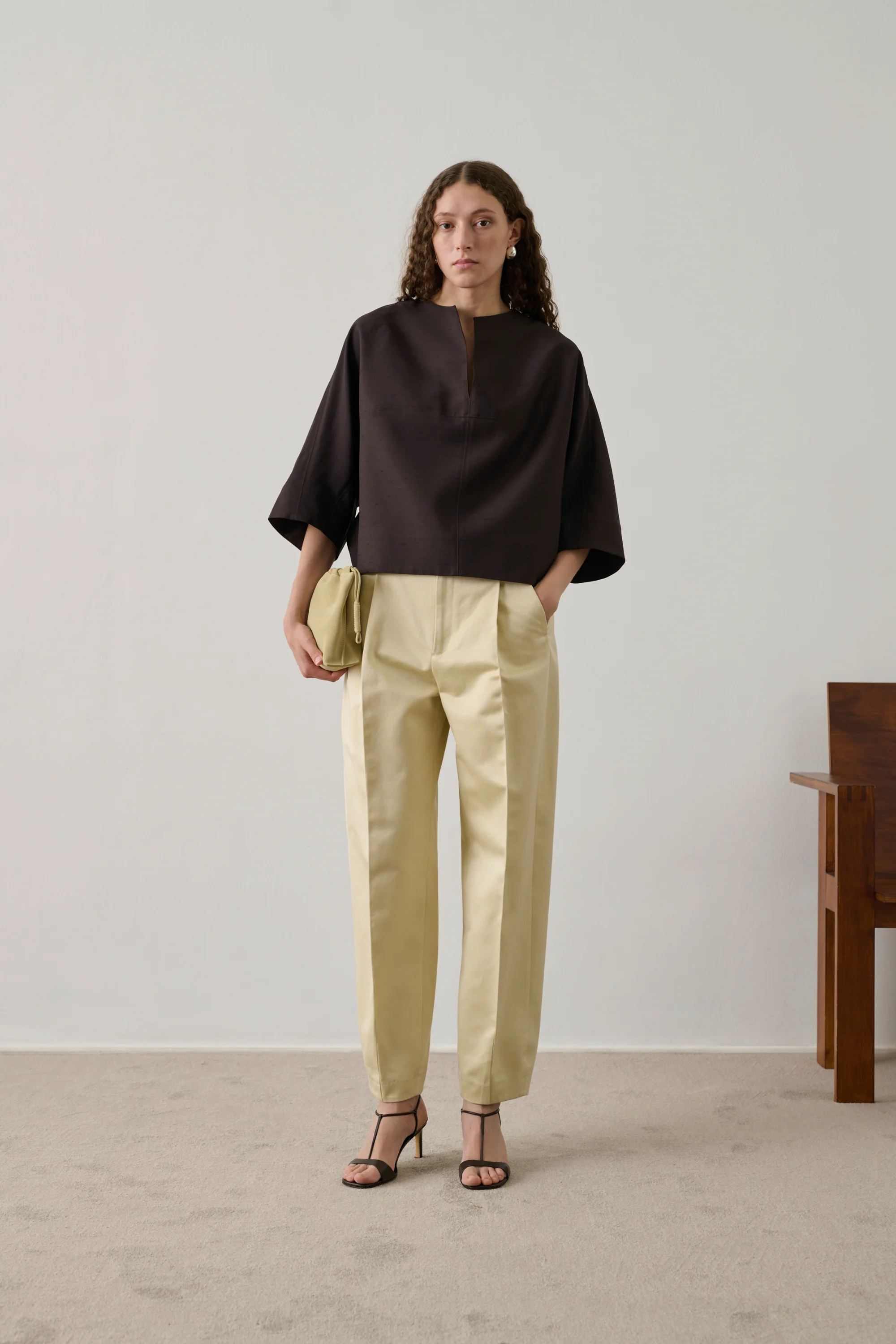 BLOUSE ILONA MARRON