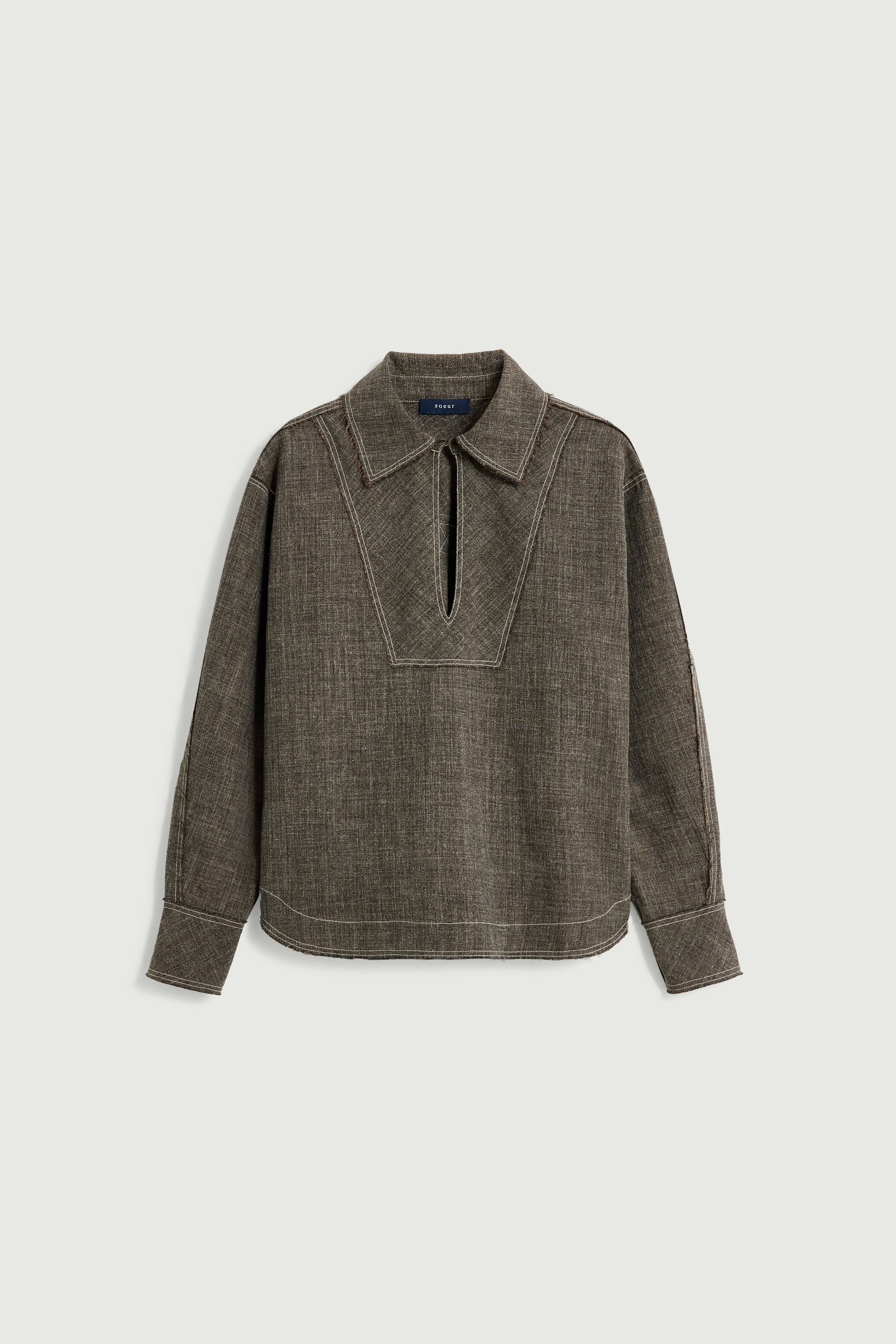 BLOUSE JANA MARRON - Image 4