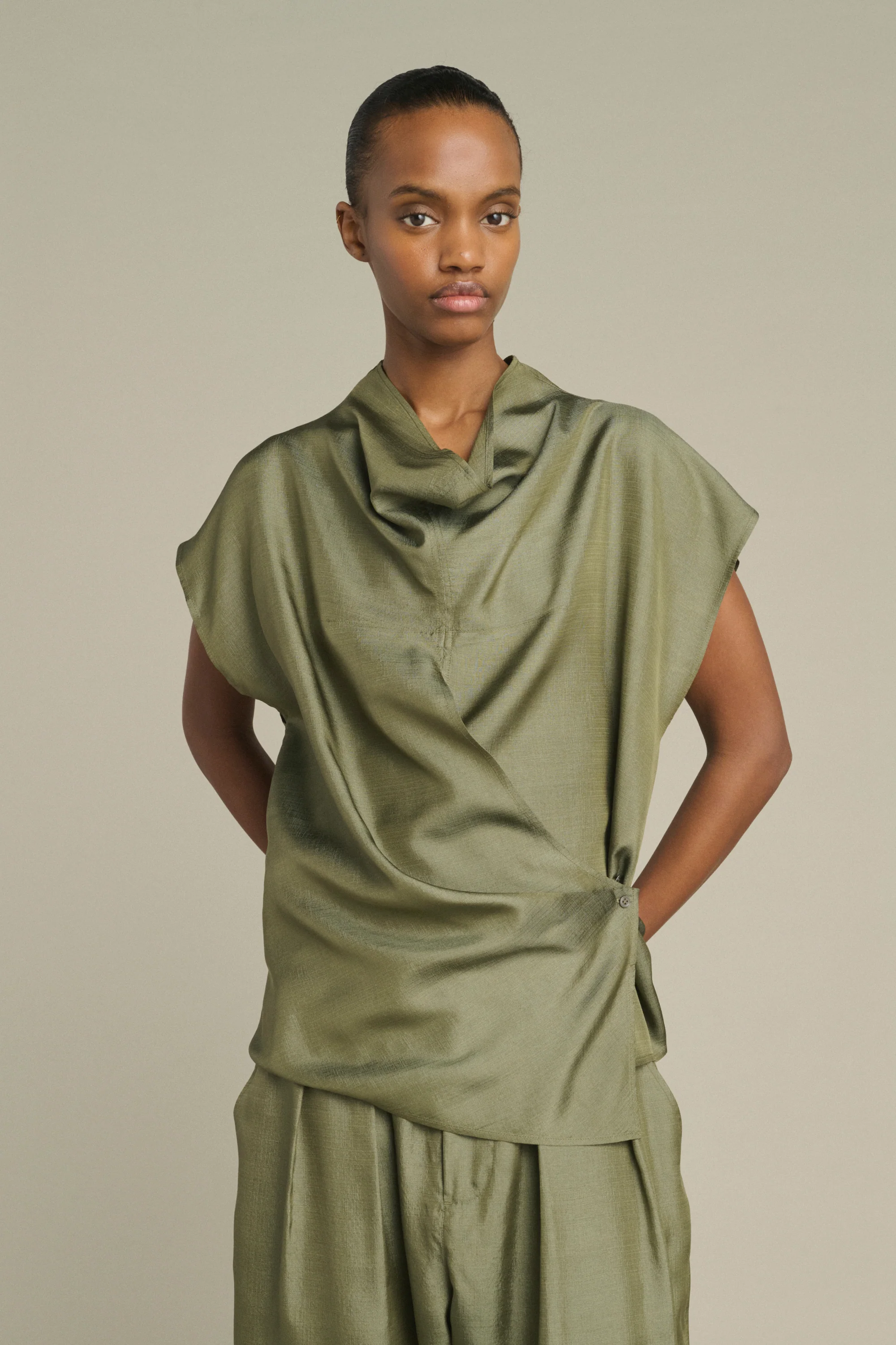 BLOUSE KORA VERTE