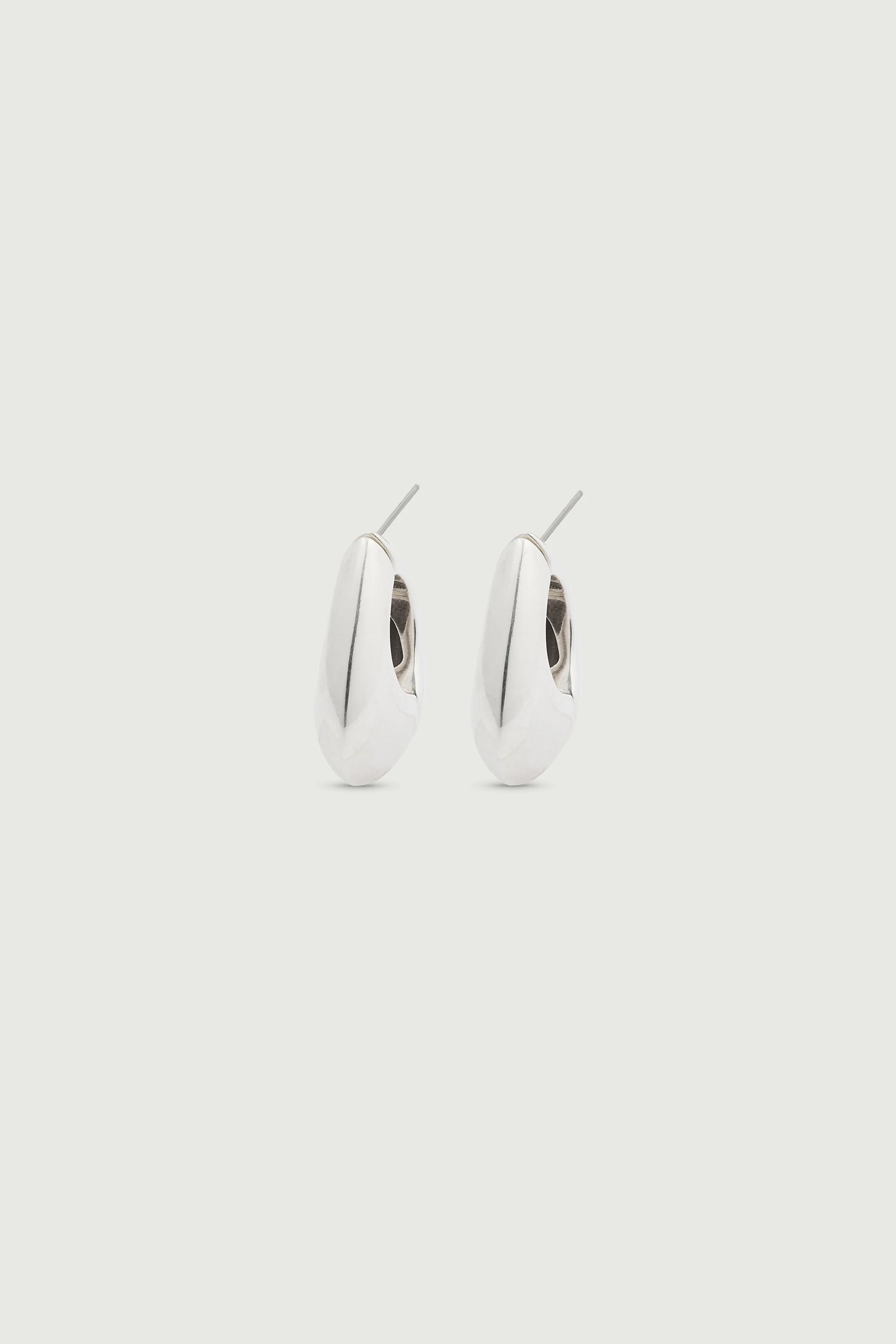 BOUCLES D'OREILLES MAXI ARGENT - Image 2