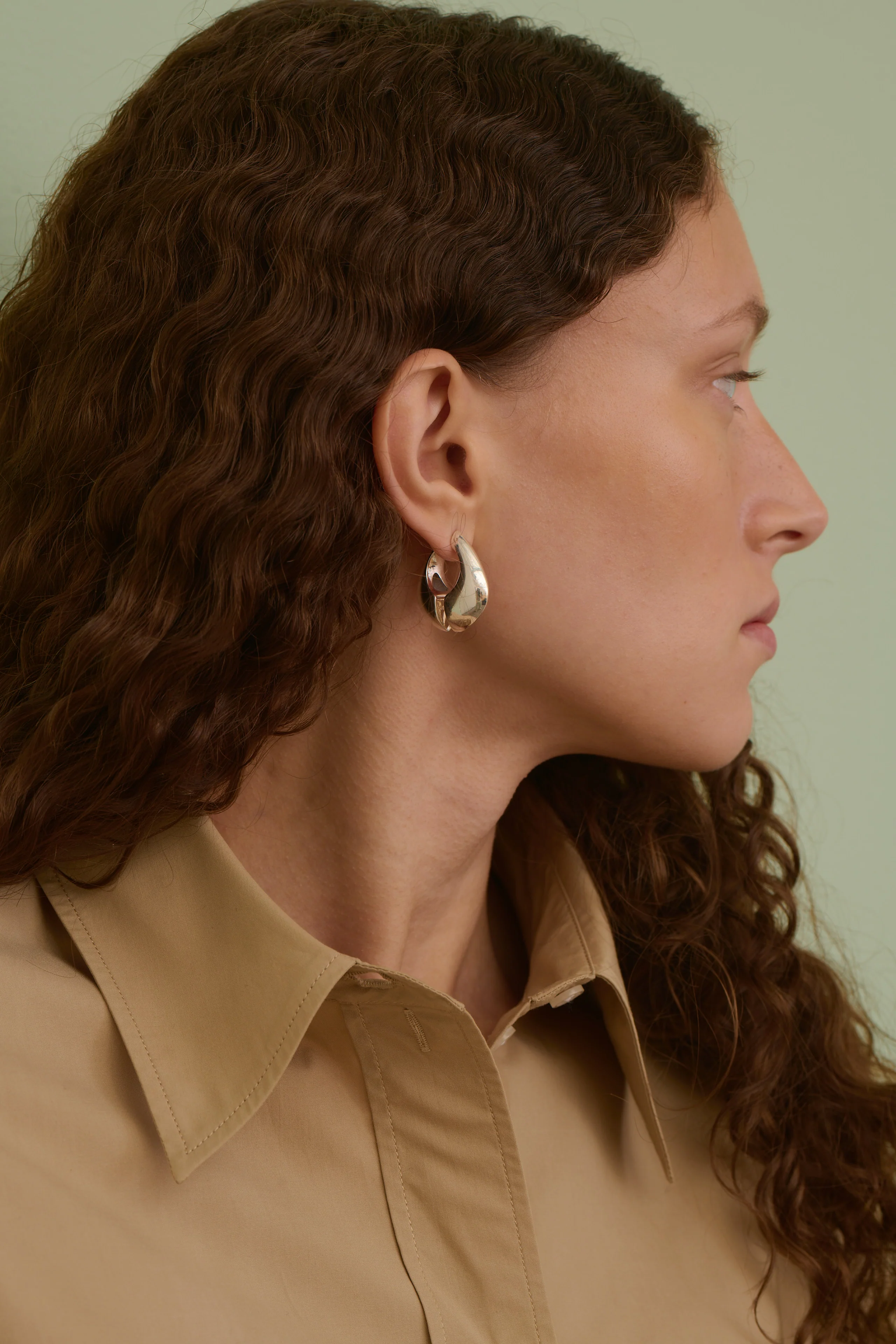 BOUCLES D'OREILLES MAXI ARGENT - Image 3