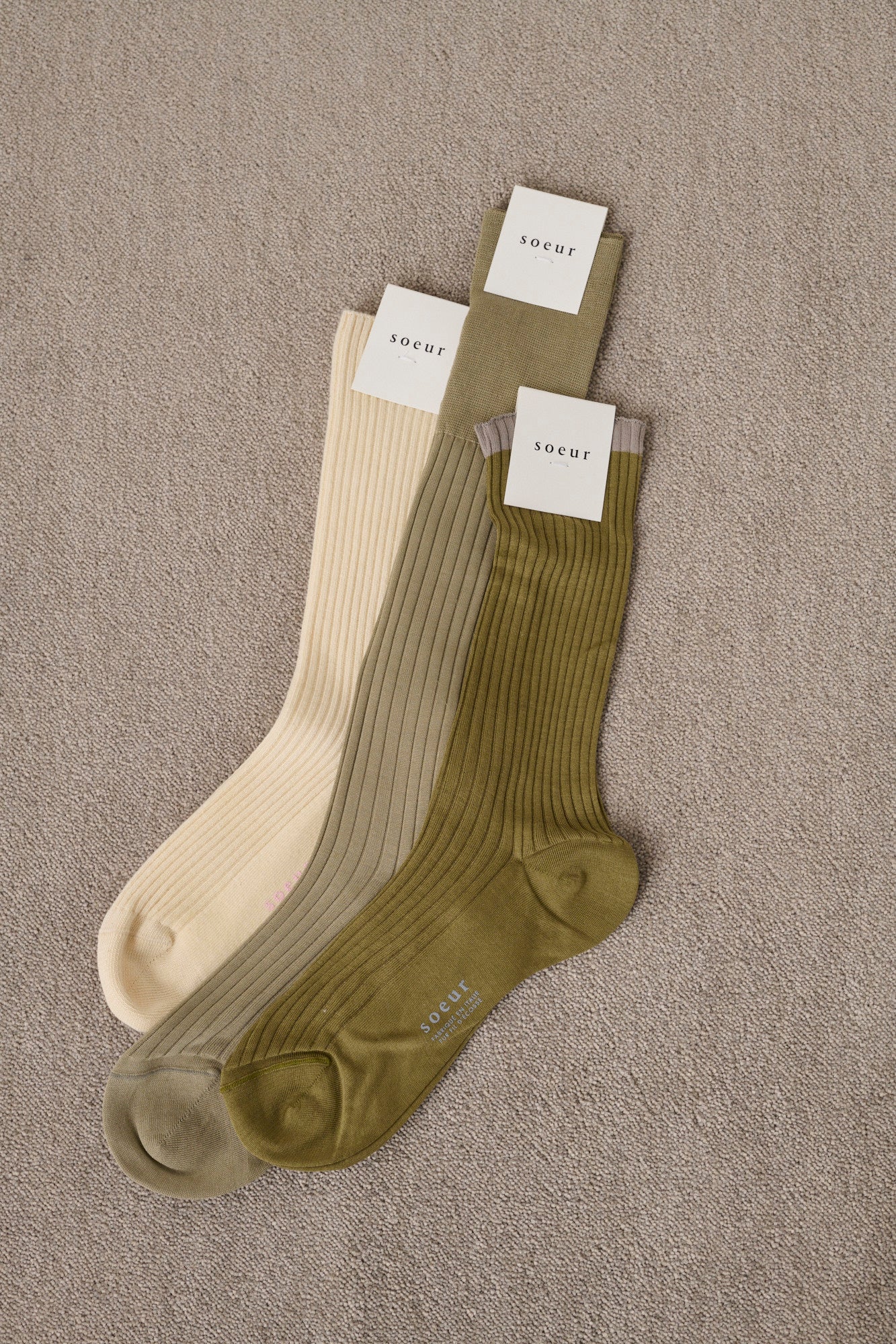 CHAUSSETTES IZAR KAKI - Image 2