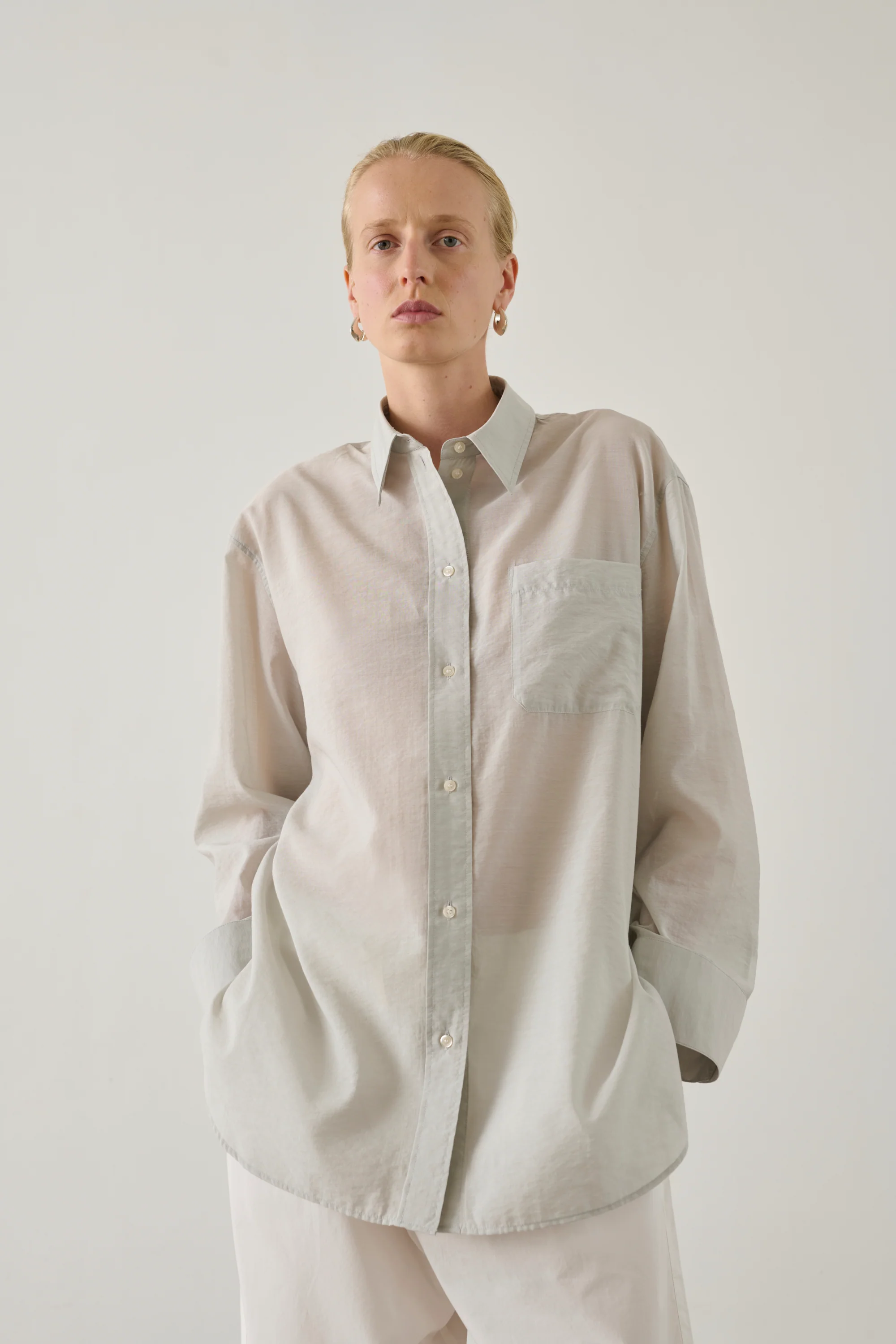 CHEMISE FRANCESCA GRISE - Image 2