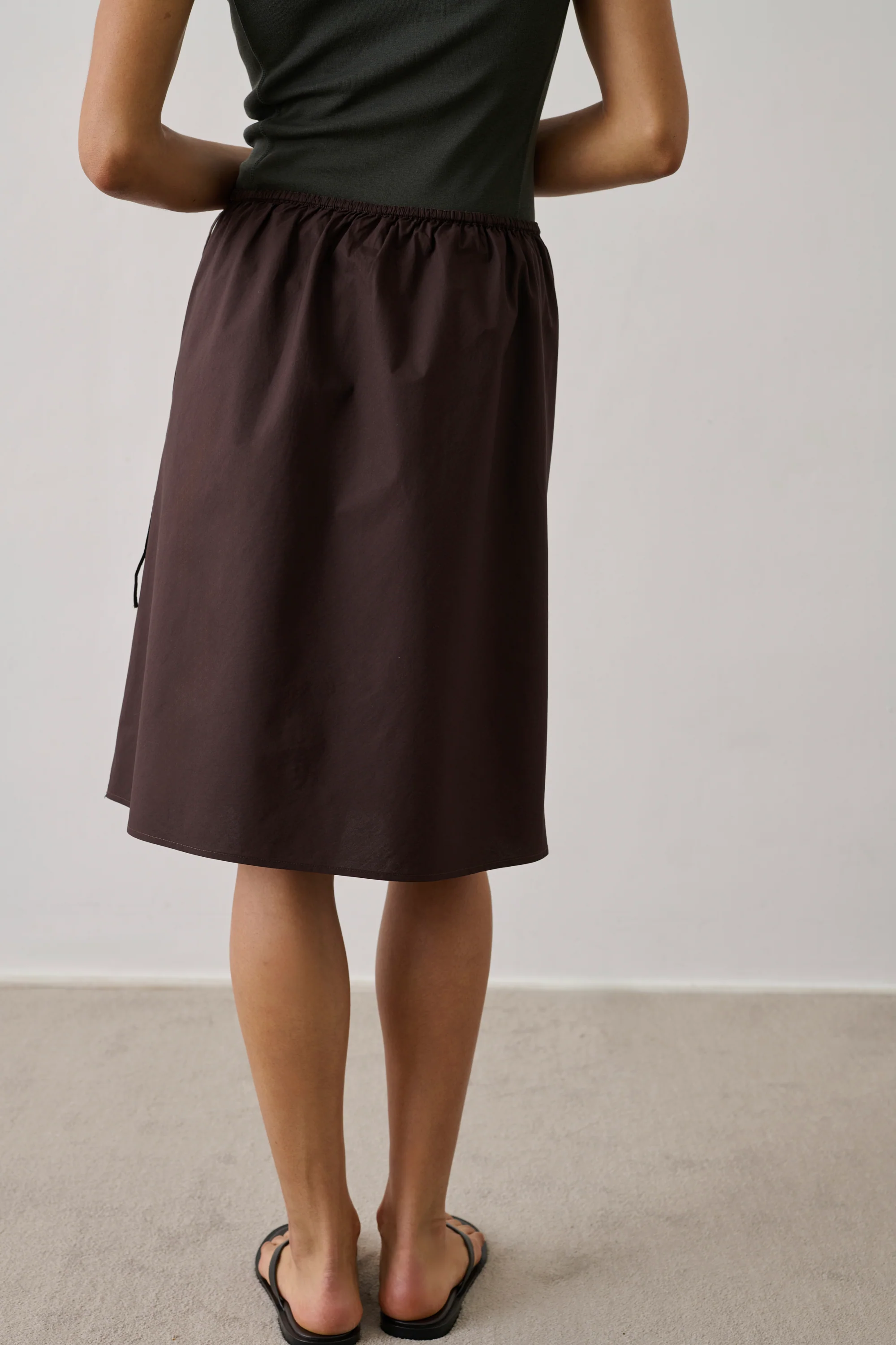 JUPE HOUNA MARRON - Image 4