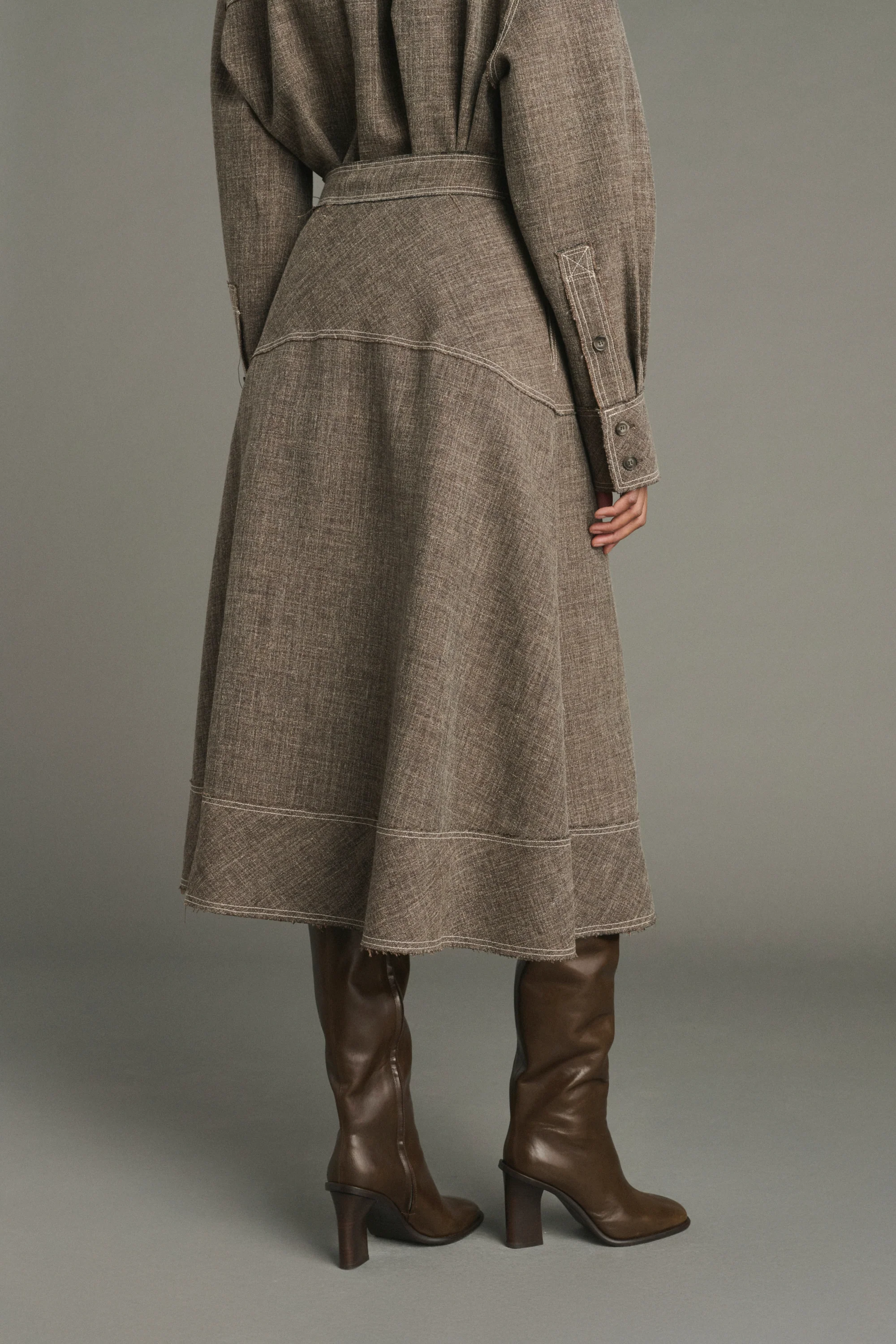JUPE JANELLE MARRON - Image 4