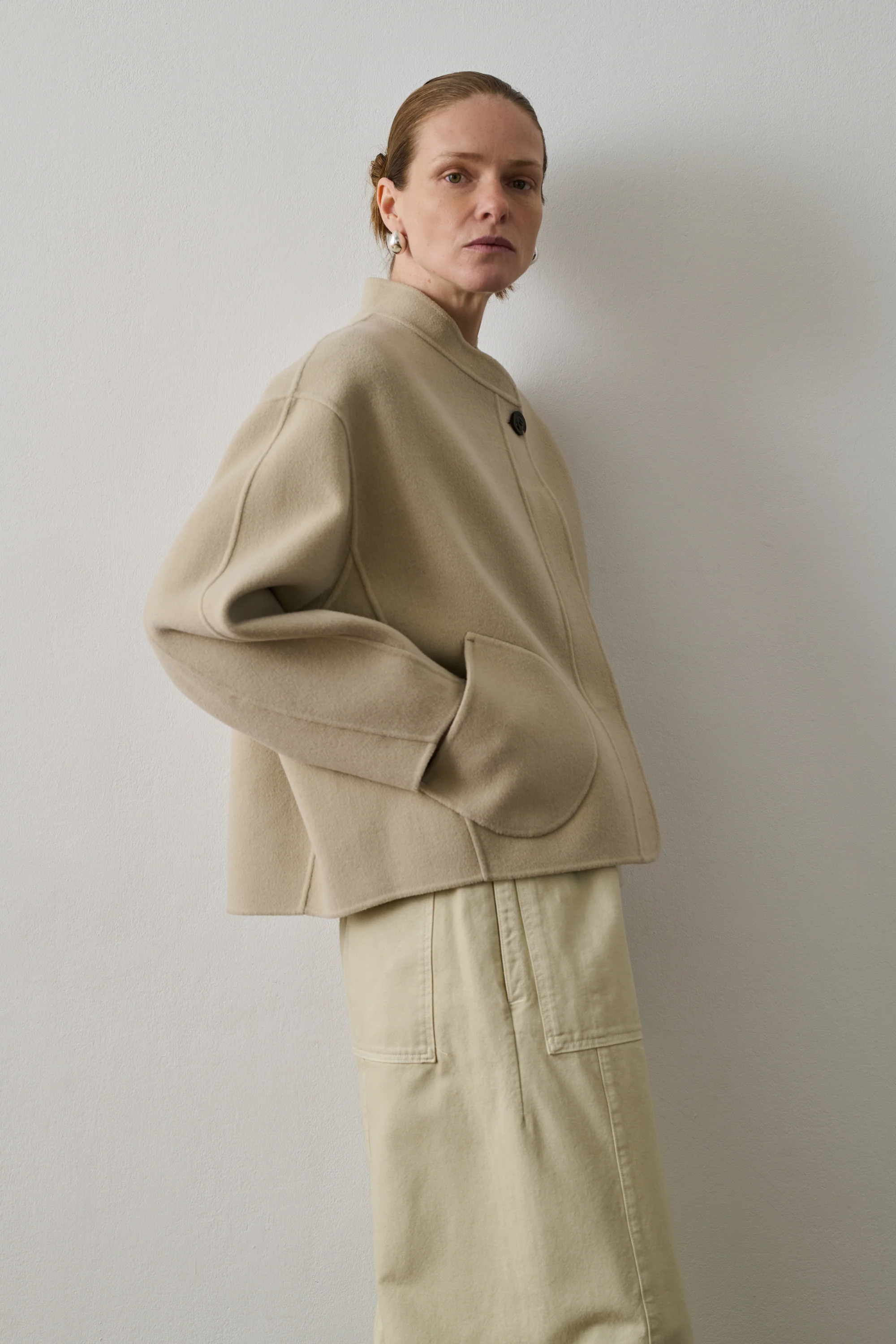 MANTEAU WINDSOR ÉCRU - Image 3