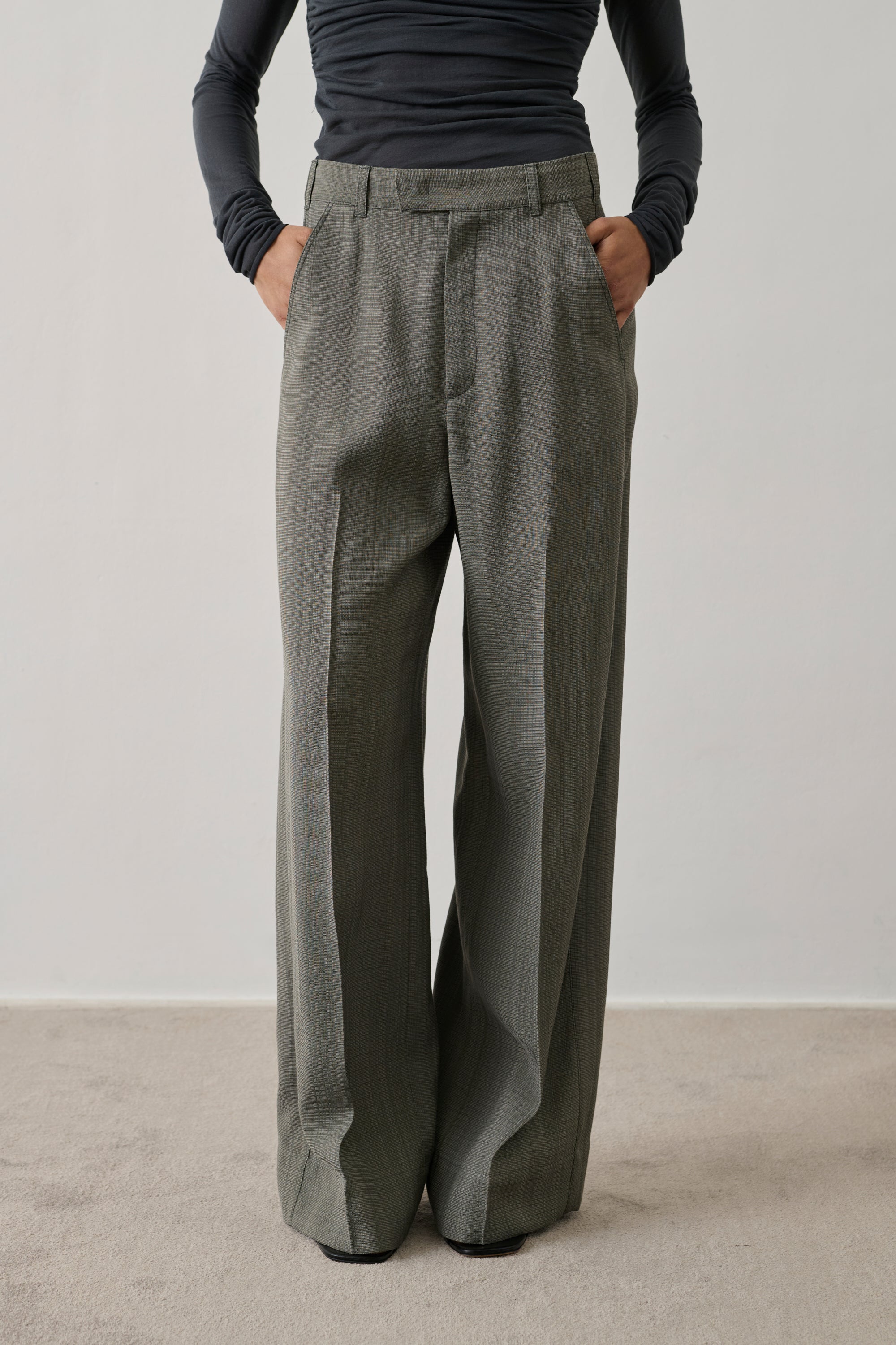 PANTALON HIPPOLYTE GRIS - Image 3