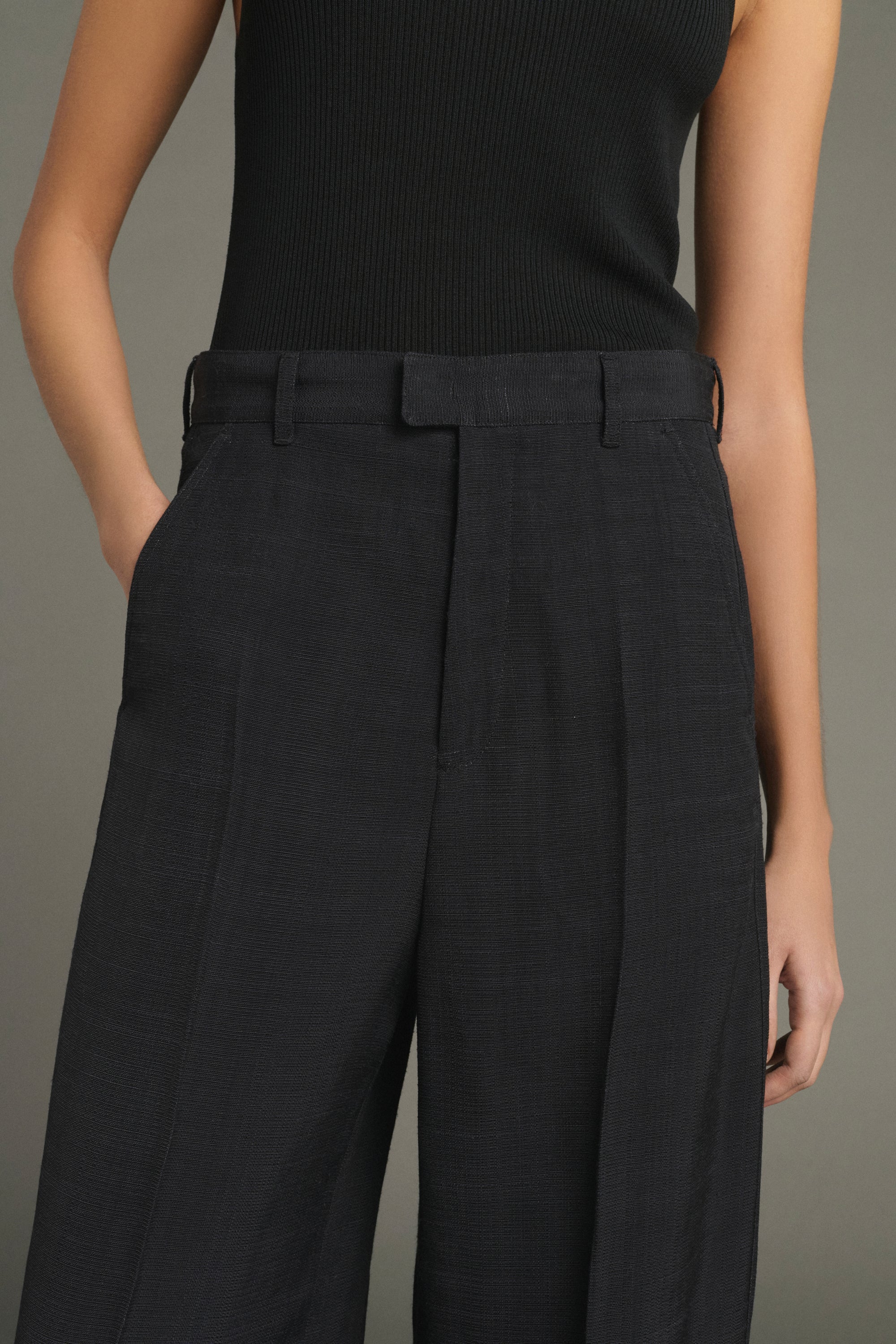 PANTALON HIPPOLYTE NOIR - Image 5