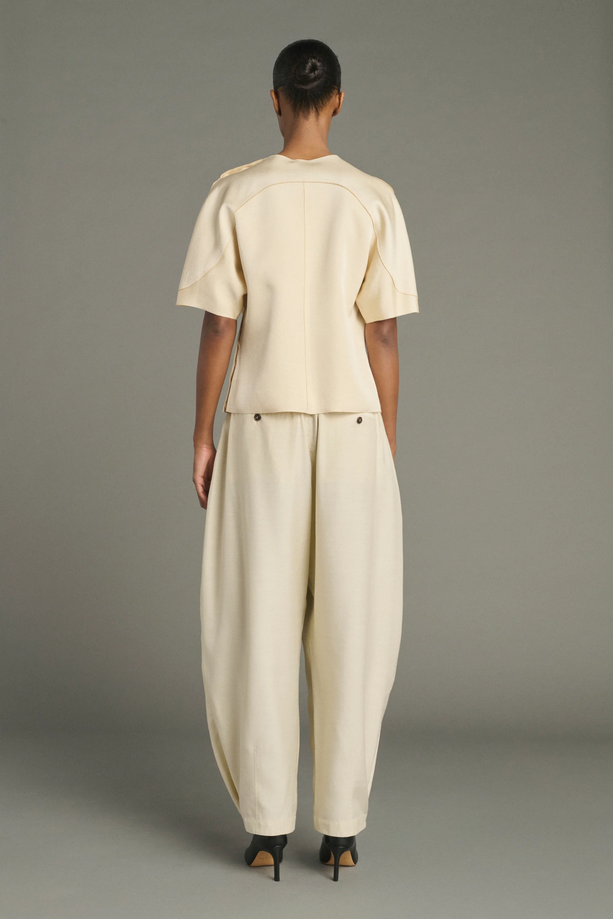 PANTALON VERNON ECRU - Image 2