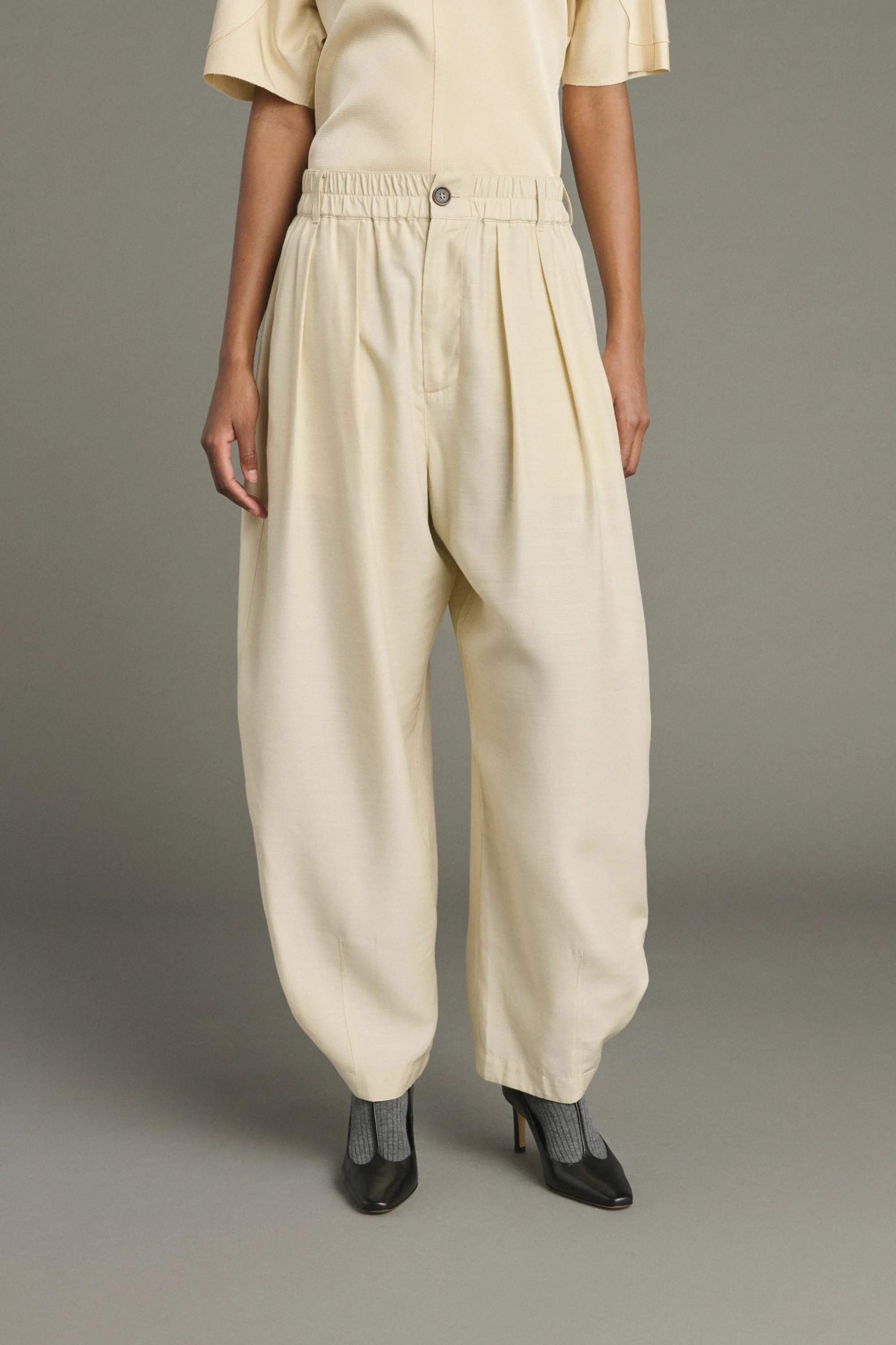 PANTALON VERNON ECRU - Image 3