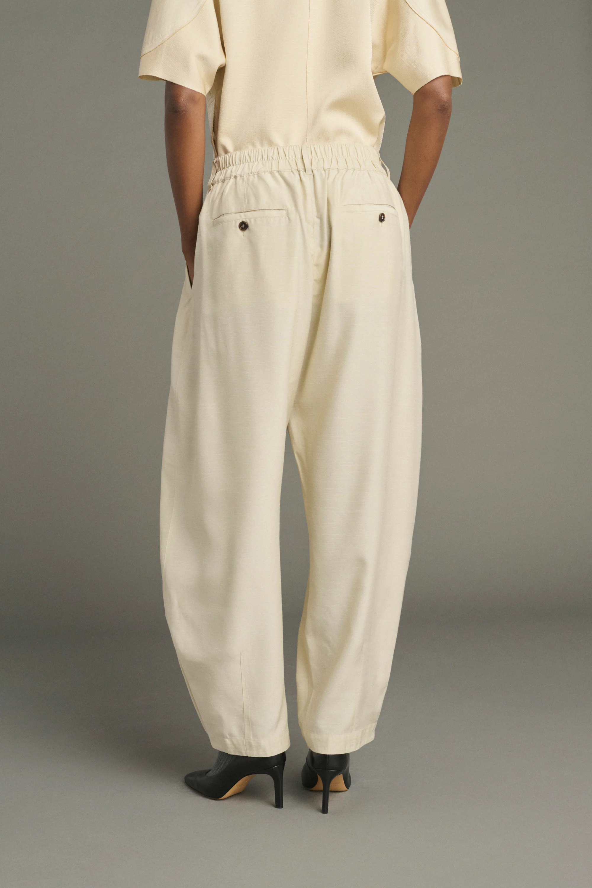 PANTALON VERNON ECRU - Image 4