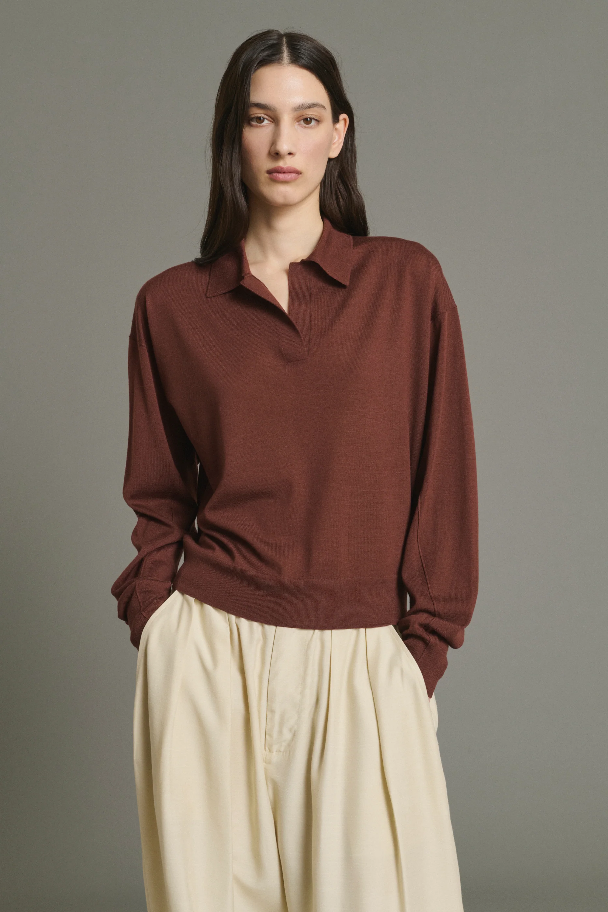 PULL FLEMING ROUGE - Image 3