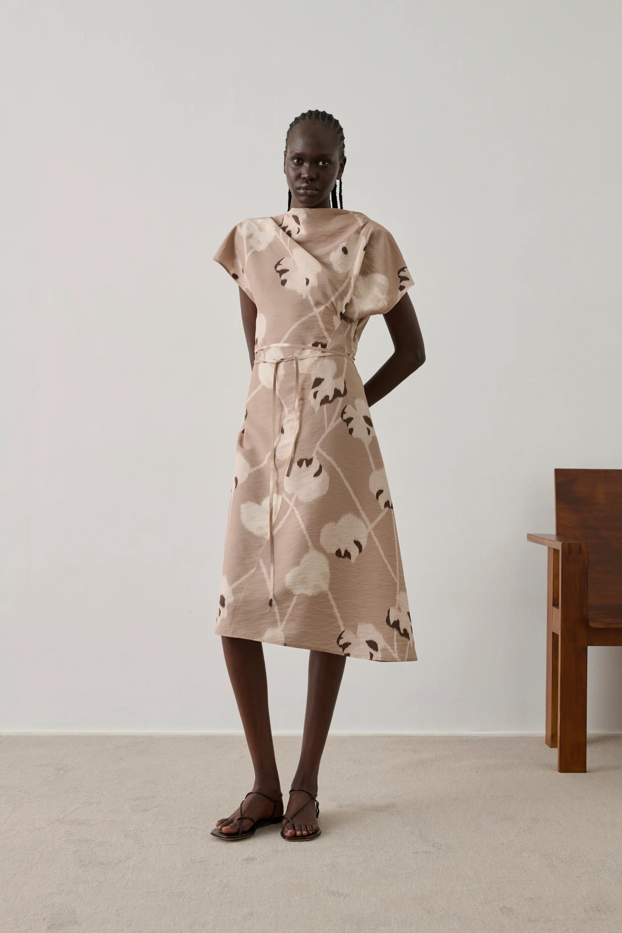 ROBE FELICIE BEIGE