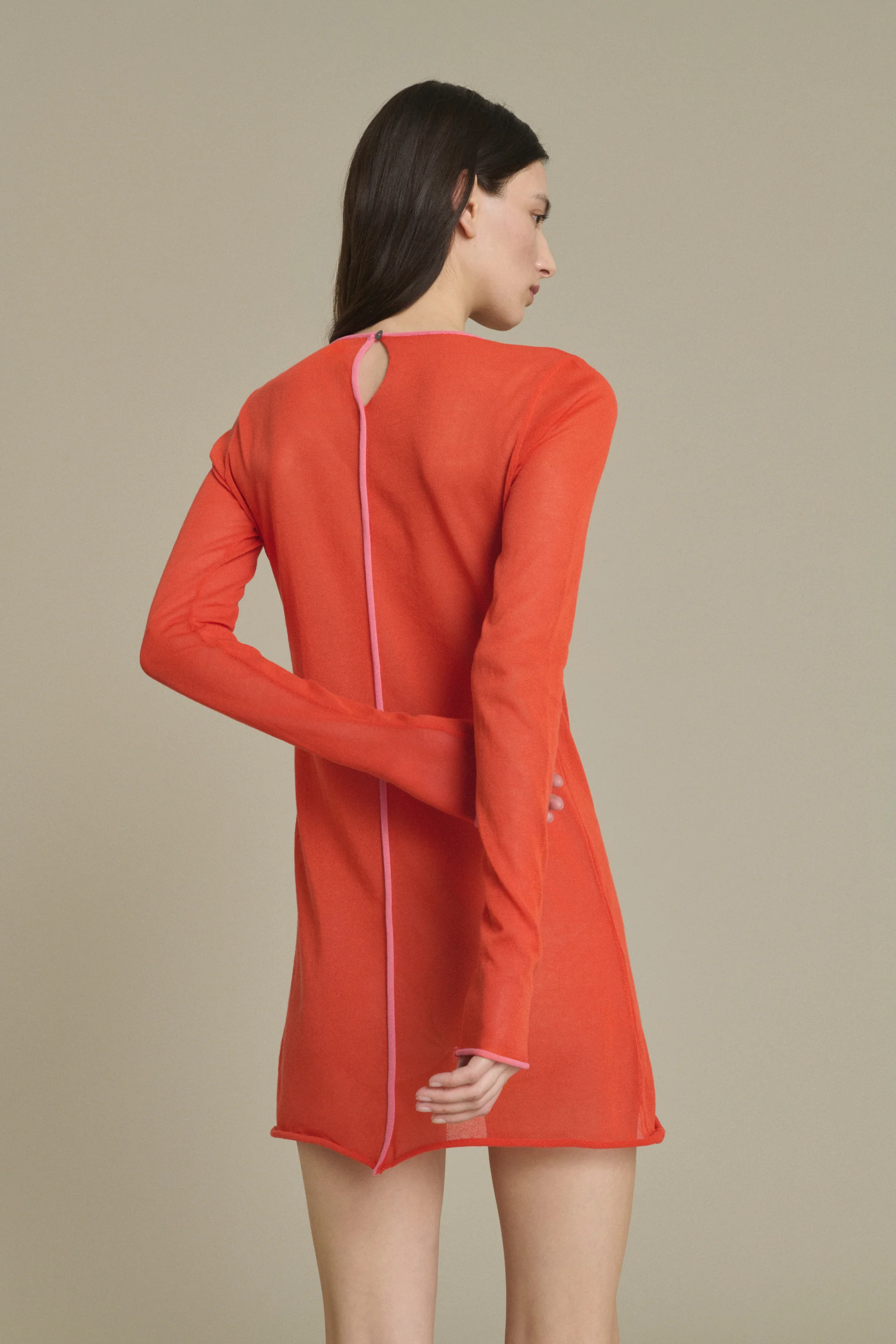 ROBE IRENE MINI ROUGE - Image 3