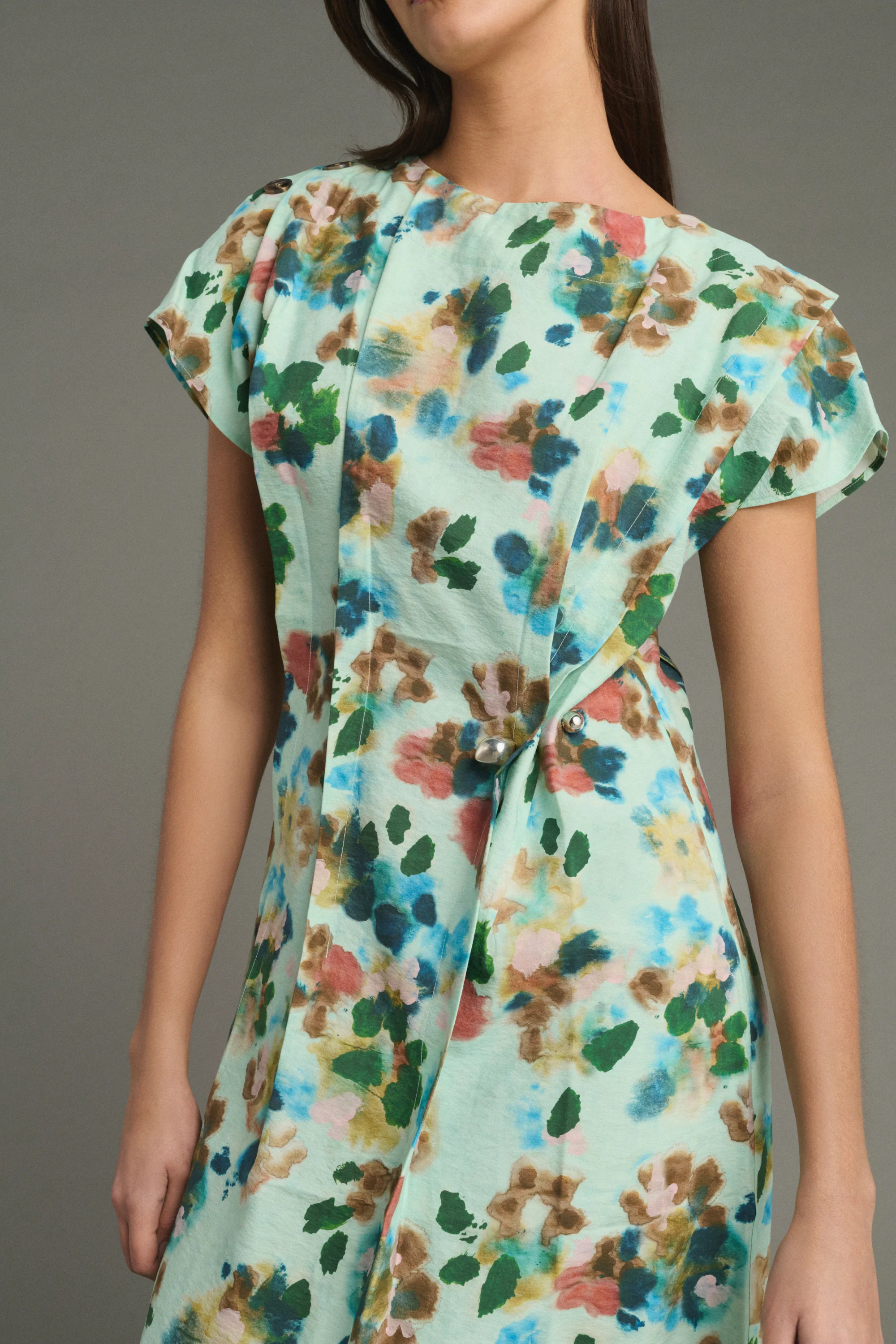 ROBE JADE BLEUE - Image 3