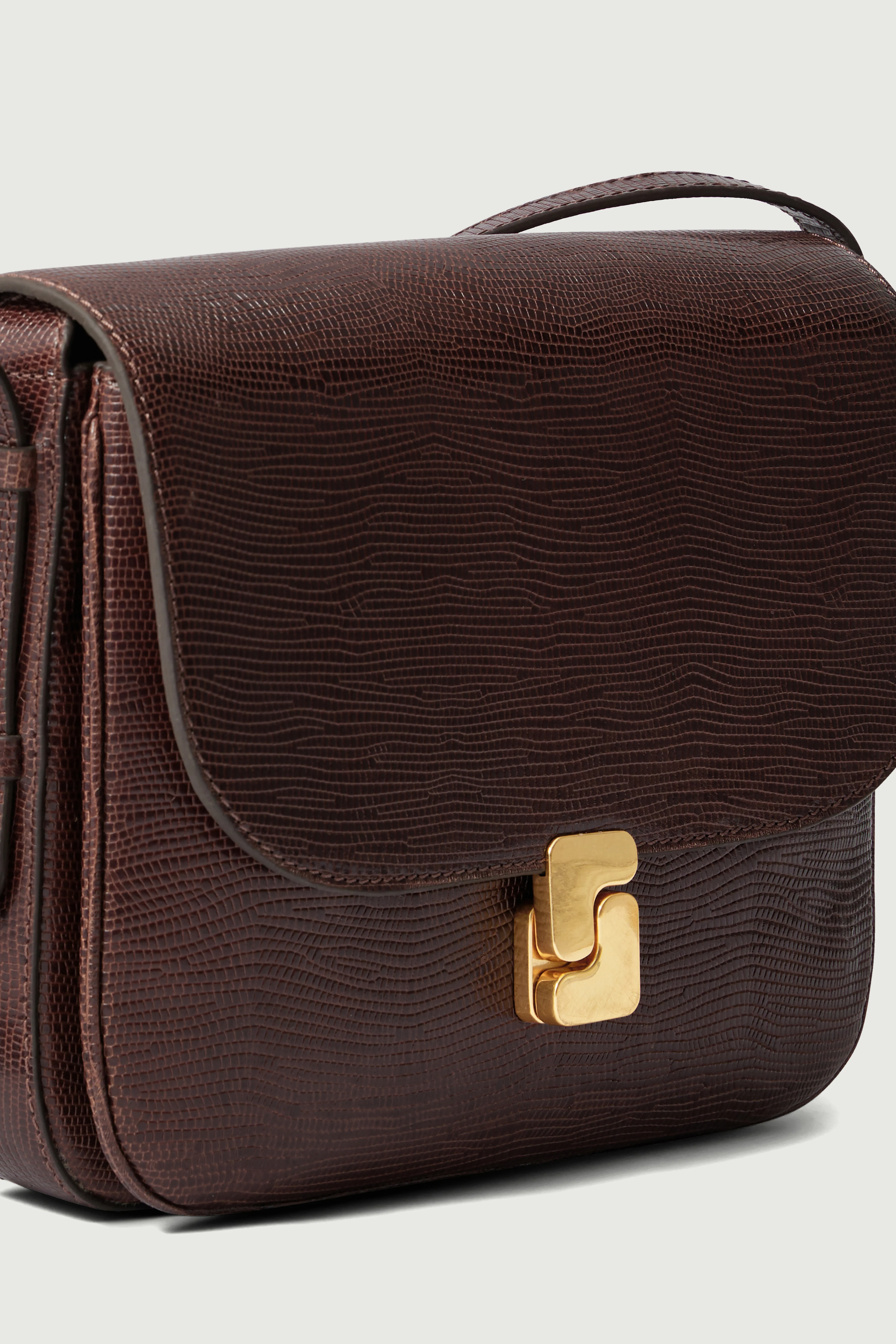 SAC BELLISSIMA MAXI MARRON LÉZARD - Image 3