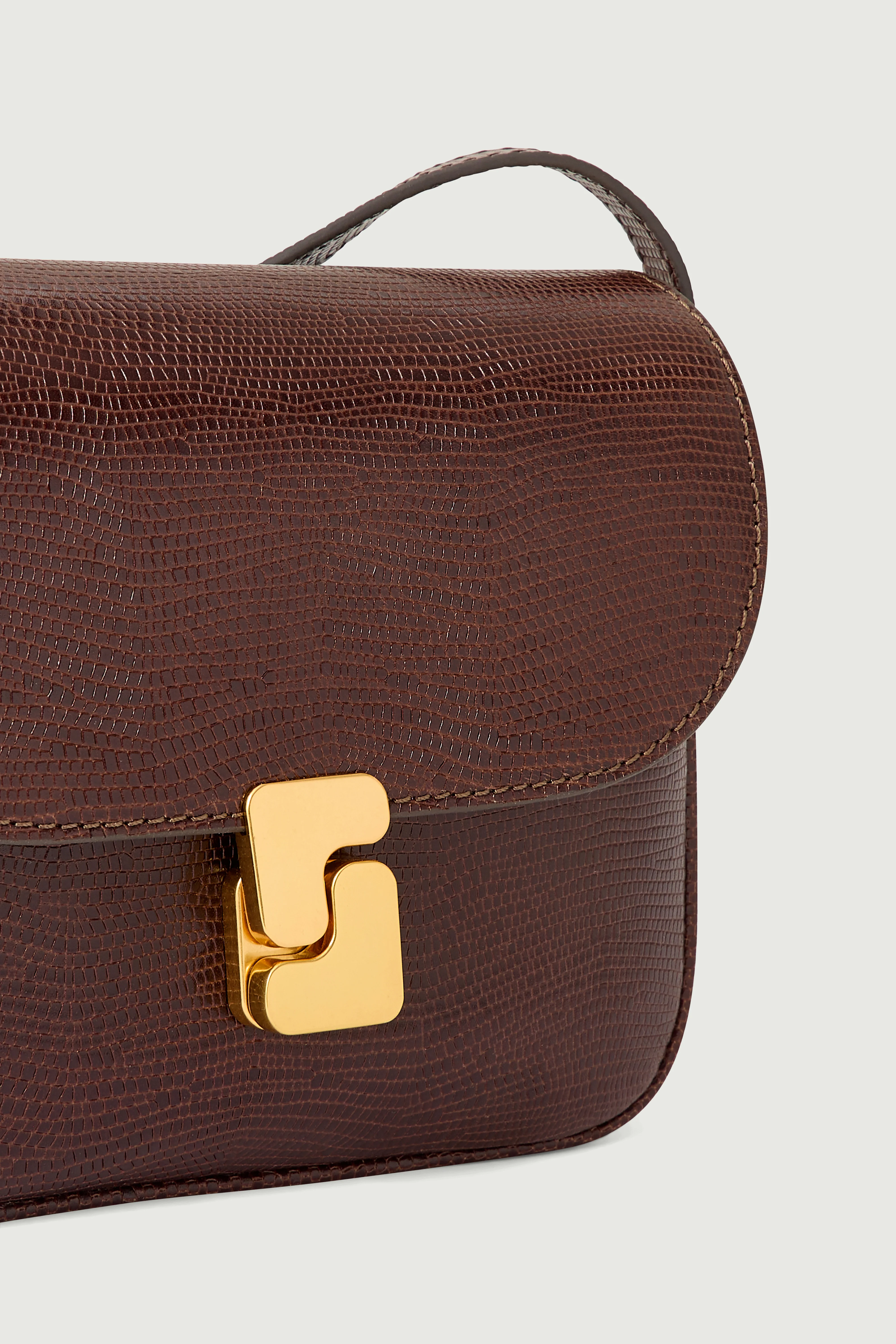 SAC BELLISSIMA MINI MARRON LÉZARD - Image 3