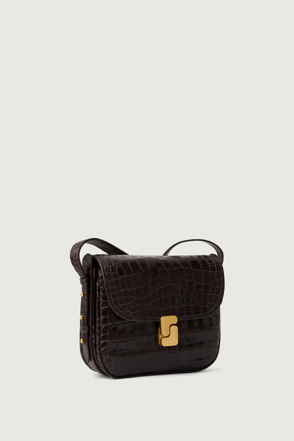 SAC BELLISSIMA MINI MARRON CROCO - Image 3