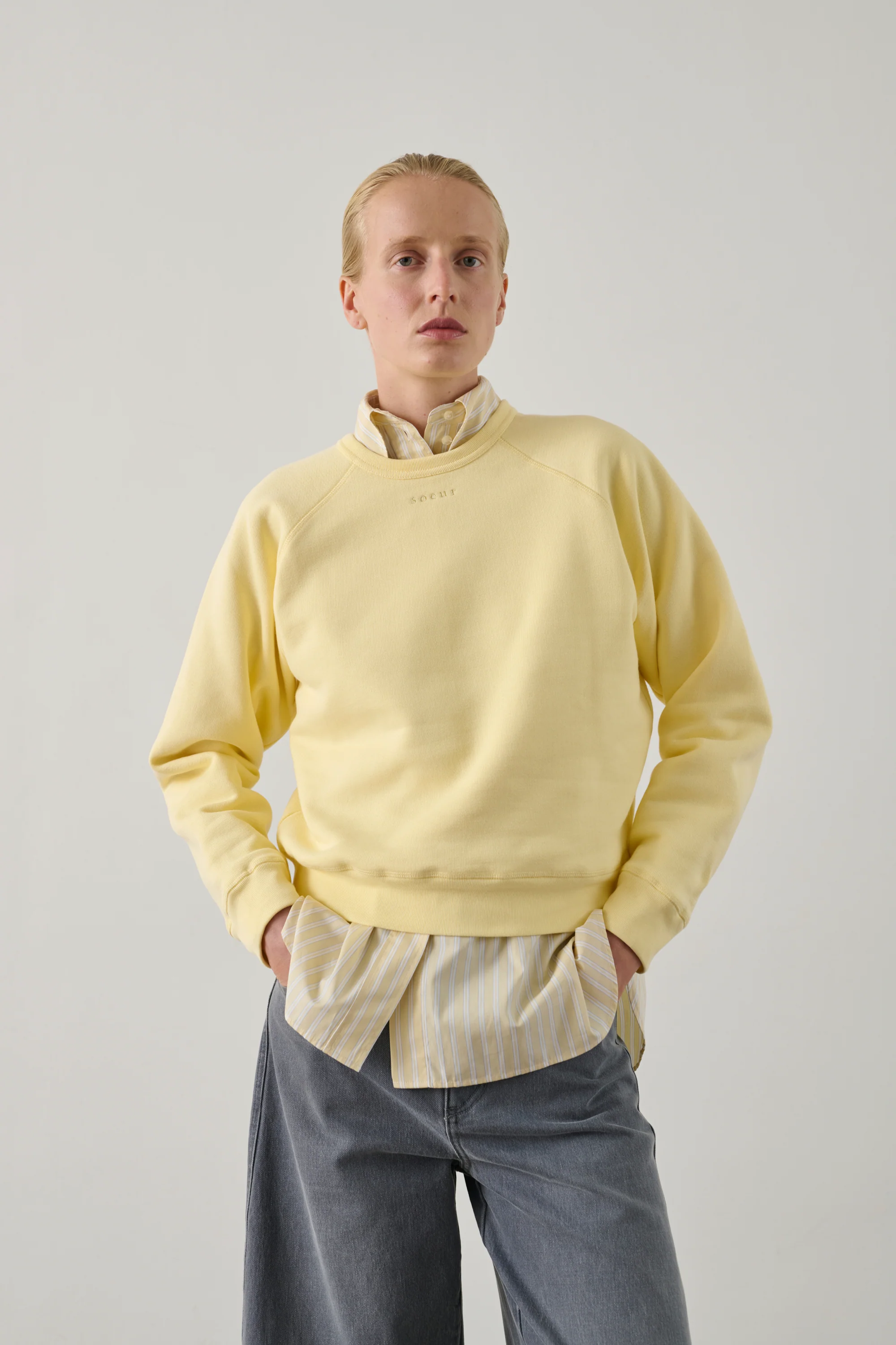 SWEATSHIRT ARTEMIS JAUNE - Image 3
