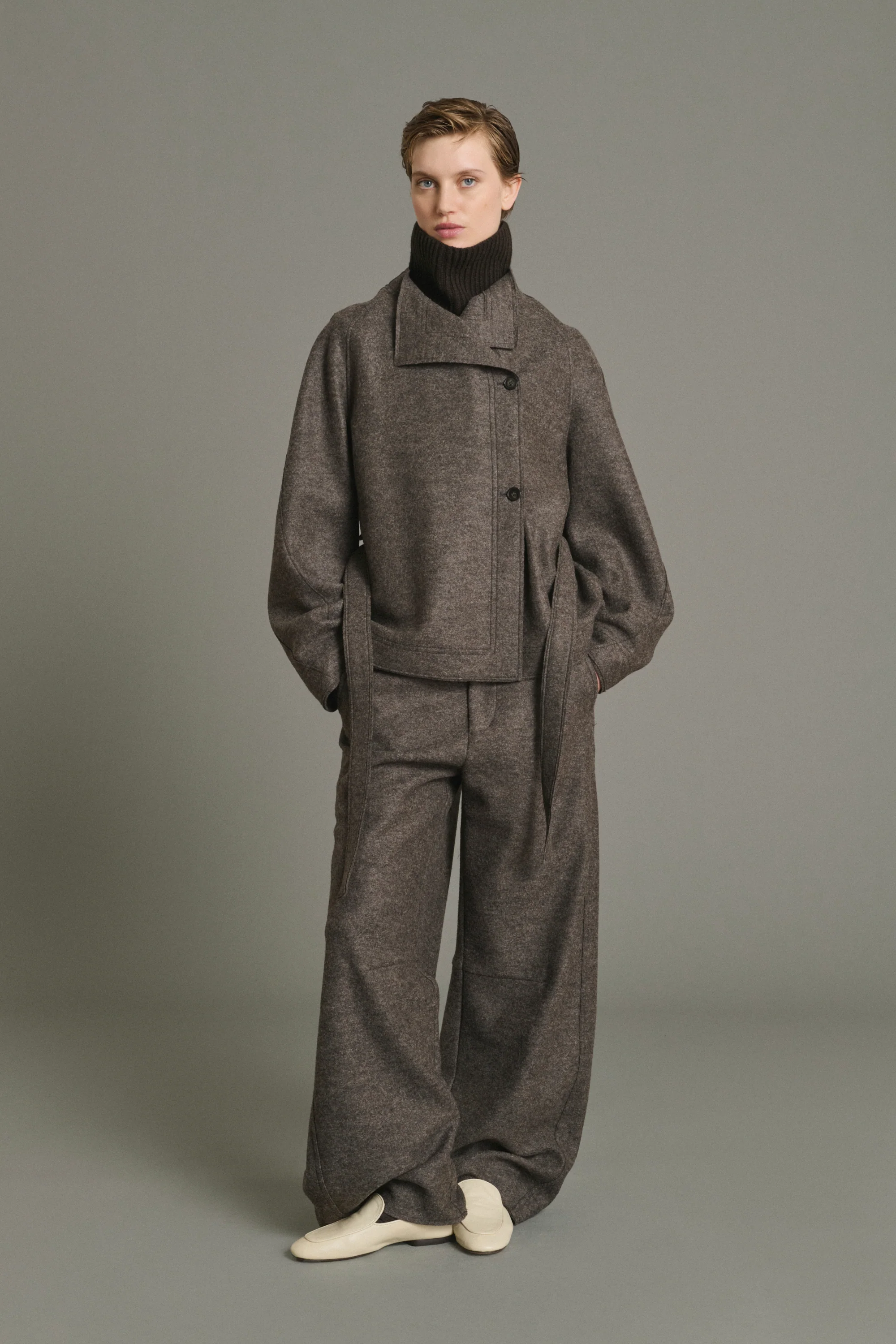 VESTE THEIA MARRON - Image 3
